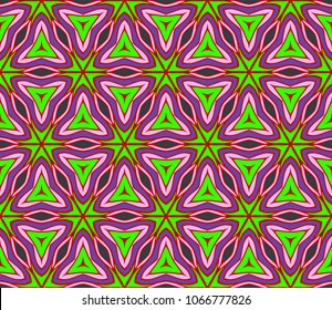 Seamless geometric pattern with modern style ornament on color background. For floral color wallpaper, cover book, fabric, scrapbooks.