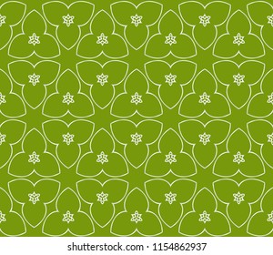 Seamless geometric pattern with modern style ornament on color background. For wallpaper, cover book, fabric, scrapbooks