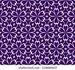 Seamless geometric pattern with modern style ornament on color background. For wallpaper, cover book, fabric, scrapbooks