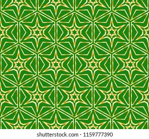 Seamless geometric pattern with modern style ornament on color background. For wallpaper, cover book, fabric, scrapbooks