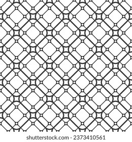 Seamless geometric pattern with a modern style