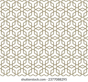 Seamless geometric pattern with a modern style
