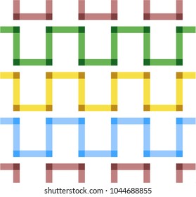 Seamless geometric pattern. Modern stylish texture. Repeating and editable vector illustration file. Can be used for prints, wallpapers, textiles, fabrics, wrapping papers, website blogs etc.