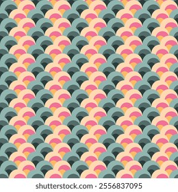 Seamless geometric pattern. Modern stylish texture. Regularly repeating geometrical rhombuses. Vector element of graphic design