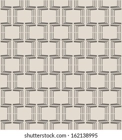 Seamless geometric pattern. Modern texture with torn boxes. vector