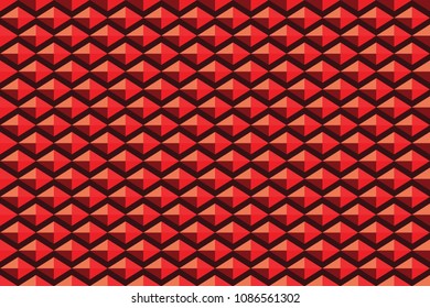 seamless geometric pattern. modern triangle red background, Abstract, Vector background, illustration,