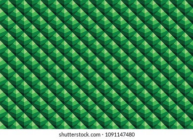 seamless geometric pattern. modern triangle green background, Abstract, Vector background, illustration