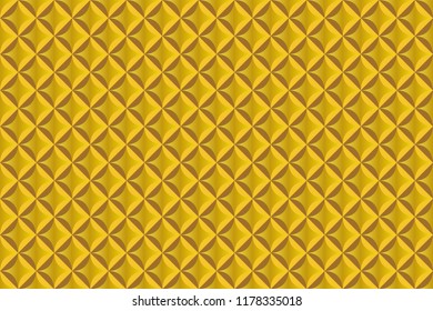 seamless geometric pattern. modern triangle Yellow or gold background, Abstract, Vector background, illustration,