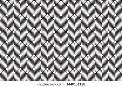 seamless geometric pattern. modern triangle black and white background, abstract, vector, background, illustration