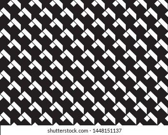 seamless geometric pattern. modern triangle black and white background, abstract, vector, background, illustration