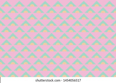 seamless geometric pattern. modern triangle pastel color background, abstract, vector, illustration,