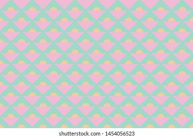 seamless geometric pattern. modern triangle pastel color background, abstract, vector, illustration,