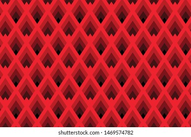 seamless geometric pattern. modern triangle red background. abstract, vector, illustration
