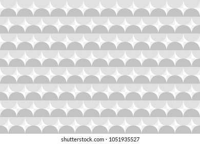 seamless geometric pattern. modern wave white background, vector, illustration
