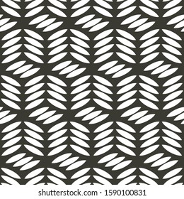 Seamless geometric pattern. Monochrome pattern.