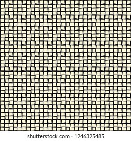 Seamless geometric pattern. Monochrome print.