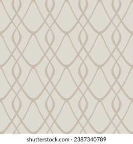 Seamless geometric pattern. Monochrome print.