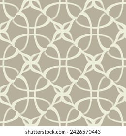 Seamless geometric pattern. Monochrome print.