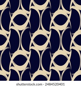 Seamless geometric pattern. Monochrome print.