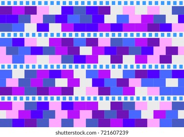 Seamless geometric pattern. Geometric mosaic. Template for tiles in the bathroom, in the kitchen, the floor
