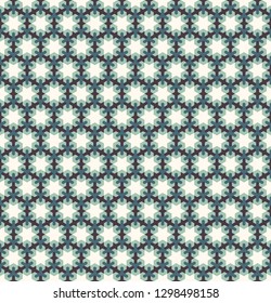 Seamless geometric pattern. Mosaic tile. 
Islamic traditional ornament. Vector illustration. 