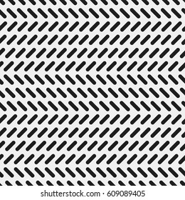 Seamless geometric pattern. Motion zigzag black and white texture.