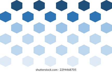 seamless geometric pattern with multi tone of blue pentagon pattern with seamless repeat style, replete image design for fabric printing or wallpaper