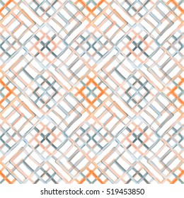 Seamless geometric pattern with multicolor elements, vector abstract background.