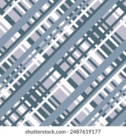 Patrón geométrico sin fisuras con líneas oblicuas cruzadas, rectángulos. Para imprimir en tela, Fondo de pantalla, papel de regalo. Vector