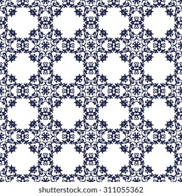 Seamless geometric pattern on background