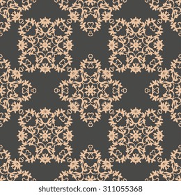 Seamless geometric pattern on background