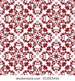 Seamless geometric pattern on background