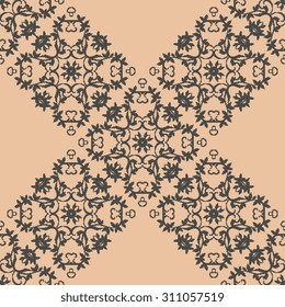 Seamless geometric pattern on background