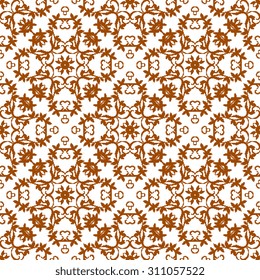Seamless geometric pattern on background