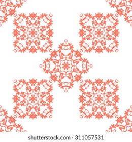 Seamless geometric pattern on background