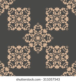 Seamless geometric pattern on background