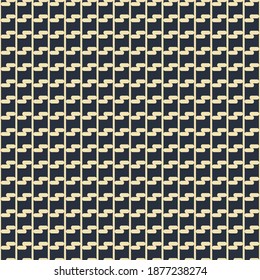 Seamless Geometric pattern on a black background . Vintage ornament for wallpaper, printing on the packaging paper, textiles