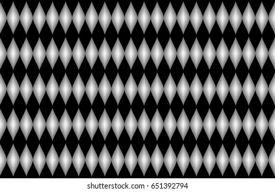 Seamless Geometric Pattern on Black Background