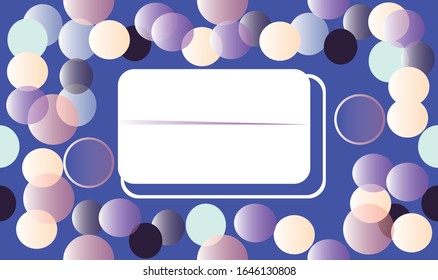 seamless geometric pattern on a blue background in Memphis style with a copy of the space, gradient