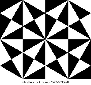 Seamless geometric pattern on white background