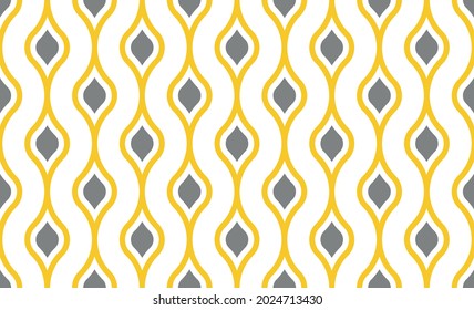 Seamless geometric pattern on white. Vector Illustration.