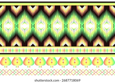 Padrão geométrico contínuo em um fundo branco.Tecido tribal ameríndio. Etnia motif. azulejos, livros de imagens, tapete, tapete, Patola saree. vetor de design para tecido têxtil impressão manta moda
