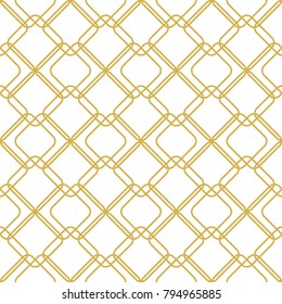 Seamless geometric pattern on a white background