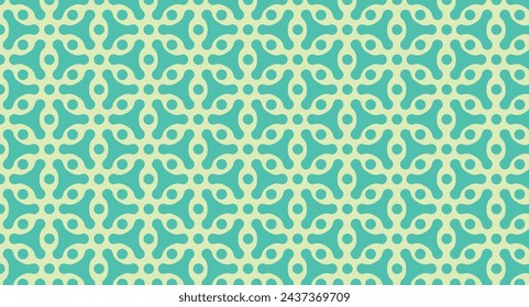 Seamless geometric pattern in op art design. Vector art.
