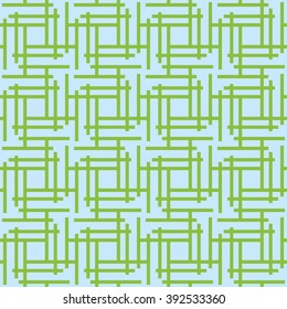 Seamless geometric pattern in op art design. Vector art.