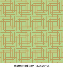Seamless geometric pattern in op art design. Vector art.