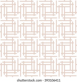 Seamless geometric pattern in op art design. Vector art.