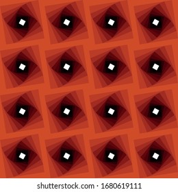 Seamless geometric pattern with orange 3d tunnels.
Print for textiles, fabrics, backgrounds, accessories, wrapping paper, wallpaper.