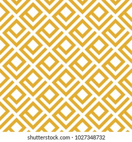 Seamless geometric pattern. Geometric ornament for elegant design in retro style. Repeating and editable vector illustration file. Can be used for prints, wallpapers, textiles, fabrics, wrapping paper
