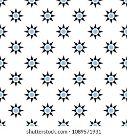 Seamless geometric pattern. Geometric ornament for elegant design in retro style. Repeating and editable vector illustration file. Can be used for prints, wallpapers, textiles, fabrics, wrapping paper